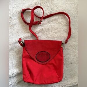 Vintage Ottago Red Crossbody Bag